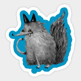 Cheeky Wolf Sticker